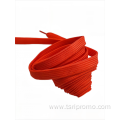 Stylish solid color polyester shoelaces